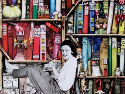 Anne nella libreria